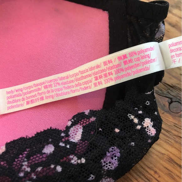 HOST PICK ✨ Victoria’s Secret PINK High Neck Black Lace Padded Bralette - Picture 10 of 10